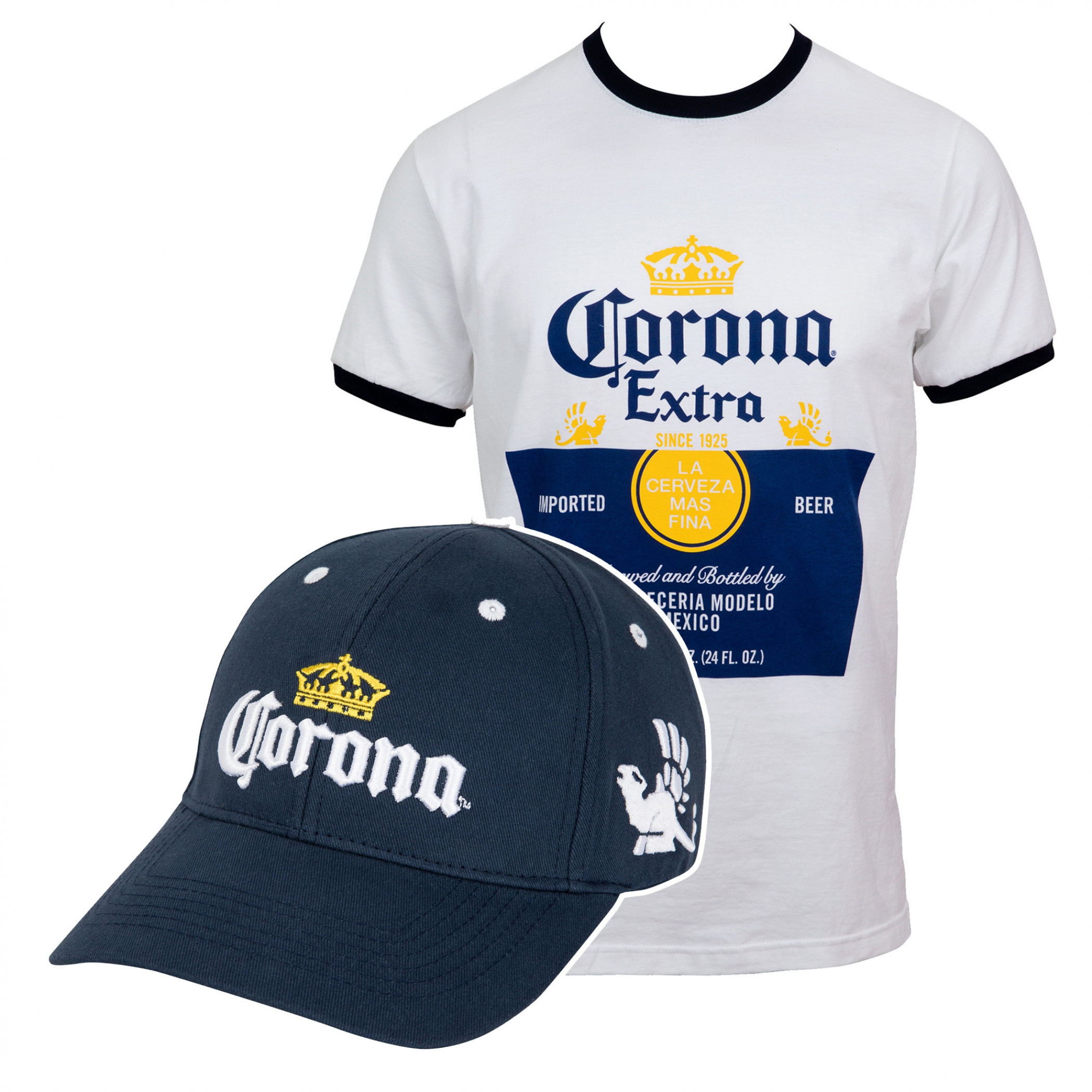 Corona Extra Hat and T-Shirt Bundle
